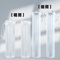 Retractable Transparent Art Brush and Pencil Holder