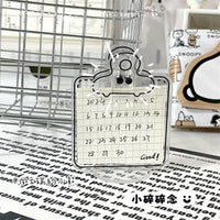 Minimalist Acrylic Calendar Memo Board for Students