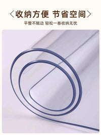Soft PVC Entrance Mat Cartoon Translucent Non-Slip Washable Doormat for Indoor Arched Entryways