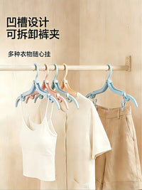 Portable Folding Travel Hangers for Dorms and Hotels - 10-Pack
