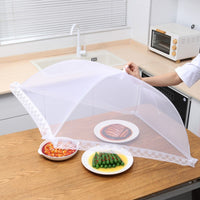 Foldable Food Cover Mesh Net for Kitchen and Outdoor Use, Anti-Fly and Insect Protection