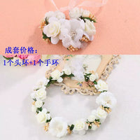 Floral Garland Hat Accessory for Photography and Sun Hats