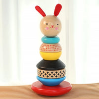 Stacking Rainbow Tower Educational Toy for Toddlers 0-3 Years Old