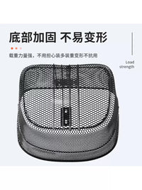 Universal Bicycle Front Basket Metal Mesh for 20-26 Inch Bikes Folding Bike Storage