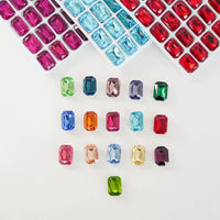 K9 Crystal Octagonal Cross-Cut Rhinestones for Nail Art, Jewelry, and Accessories