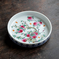 Miyan Antique Chinese Blue and White Porcelain Teapot Tray for Gaiwan and Teapots