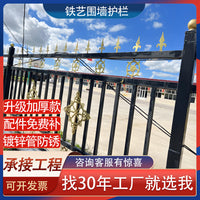 Wrought Iron Fence Panel Decorative Cast Iron Garden Barrier