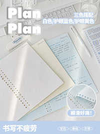 Planwith B5/A4 Loose Leaf Refill Paper for Notebooks, Blank/Lined/Grid/Subject Pages