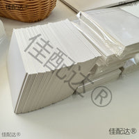 White Double-Sided Cardboard Backing Cards for Idol Merchandise Packaging, 1.5mm Thick