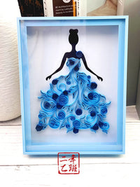 Quilling Art DIY Material Kit with Tools for Chinese Style Craft Projects