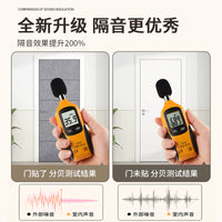 Soundproof Door Panel Acoustic Foam for Bedroom and Entry Doors, Noise Reduction Sound Absorbing Mat