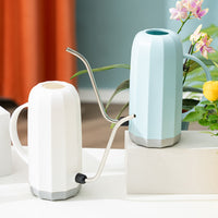 Long Spout Watering Can for Indoor Plants, Stainless Steel Curved Spout Watering Pot for Succulents and Garden