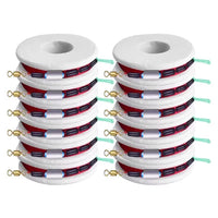 Pre-Tied Fishing Line Set with Main Line, Strong Pulling Force Nylon for Competitive Angling