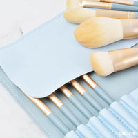 Lanqiao 10-Piece Makeup Brush Set for Beginners with Soft Bristles