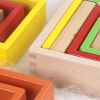 Prince Mama Rainbow Stacking Blocks Educational Toy Set for Kids