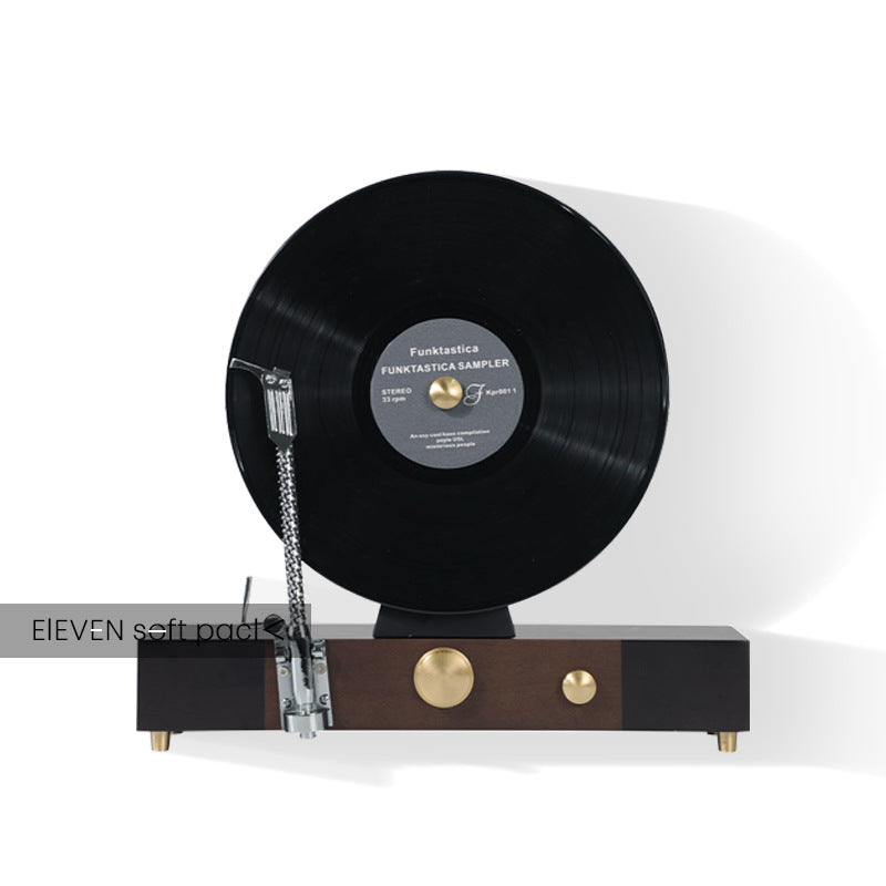 Retro Phonograph Model Ornament for Home and Office Decor