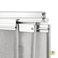 Magnetic Screen Door Curtain for Summer, Breathable Mesh Partition for Commercial and Home Use, Sliding Double Silk Dense