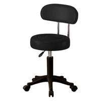 Adjustable Swivel Stool with Backrest for Salon, Office, and Home Use