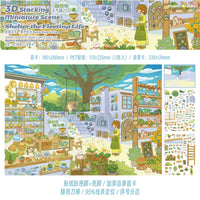 Weather Sunny 22.0 Floating Life Diorama Stickers for DIY Miniature Scenes
