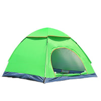 Aolacow Automatic Pop-Up Camping Tent with Moisture-Proof Mat for Outdoor Beach Overnight