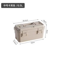 Portable Canvas Tool Storage Bag for Home, Car, Camping, and Art Supplies