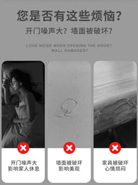 Silicone Door Handle Wall Protector - Self-Adhesive Anti-Collision Pad for Refrigerator, Cabinet, Headboard, and Walls