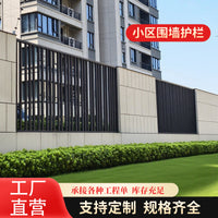 Zinc Steel Outdoor Security Fence Panel for Villas and Gardens