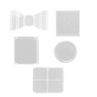 Transparent Mini Storage Box with Dividers for Jewelry, Toys, Hair Ties, and Small Items