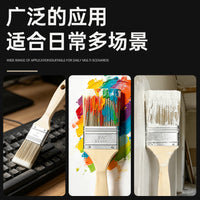 Acrylic Paint Brush Set for DIY Home Painting, 5-Piece Angled and Flat Brushes