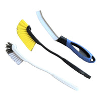 Car Detailing Crevice Brush Set for Engine Bay, Wheels, and Interior Gaps