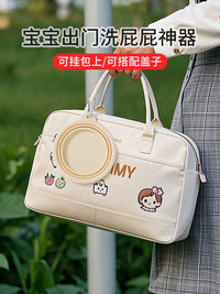 Portable Mini Folding Basin for Baby Travel and Daily Use