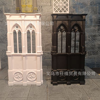 Gothic Miniature Dollhouse Window Frame for Dioramas and Display Cabinets
