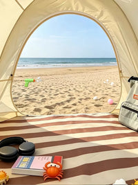 Portable Pop-Up Beach Tent Sun Shelter with UV Protection for Camping and Picnics