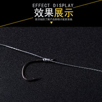 Fishing Hook Tying Tool Kit for Beginners, Manual Fast Knot Tyer, Line-Friendly Hook Tier