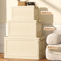 Foldable Cream-Style Storage Box for Car Trunk, Outdoor Camping, and Home Organization