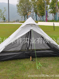 Pyramid Tent with Rainfly and Sunshade for Outdoor Camping and Hiking