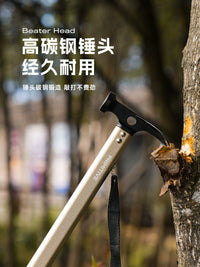 Outdoor Camping Tent Stake Hammer with Multifunction Tool