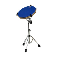 12-inch Rubber Drum Practice Pad Set with Snare Stand for Beginners