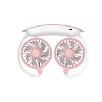 Portable Bladeless Neck Fan, USB Rechargeable Mini Personal Fan for Outdoor & Students
