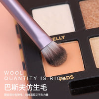 5-Piece Portable Eye Makeup Brush Set with Soft Synthetic Fibers