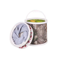 Portable Folding Fishing Bucket with Anti-Jump Net - Car Canvas Oxford Cloth Multi-functional Live Bait Container