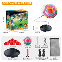 Weighted Base Soccer Training Ball with Elastic Rope for Indoor/Outdoor Agility Practice