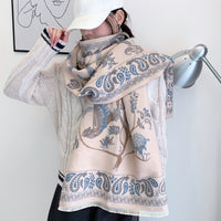 Women's Winter Faux Cashmere Scarf Shawl