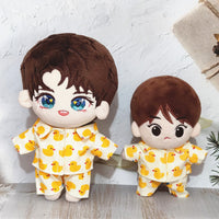 20cm Cotton Doll Clothes Summer Outfits Sling Dress Shirt Shorts Bag Set for Dolls