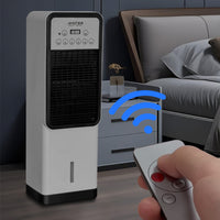 Amoi Portable Mini Air Conditioner Household Heater Bathroom Floor Standing Electric Heater Energy Saving Warm Air Blower