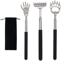 Stainless Steel Head Massager and Back Scratcher Combo
