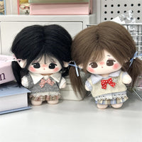 10cm Doll Clothes "Honor Student" Outfit for Cotton Dolls, Cute Plushie Replacement Set