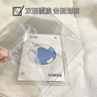 Clear Hard Card Sleeves for 3-inch Photos and Collectible Cards, Horizontal Topload Protectors