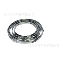 Drum Hoop for Snare Drum, Bass Drum, Jazz Drum - 8-14 inch, 4-8 Hole, Black/Electroplated