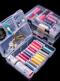 Sewing Kit with Thread, Needles, and Accessories for Home, Dorm, and Travel